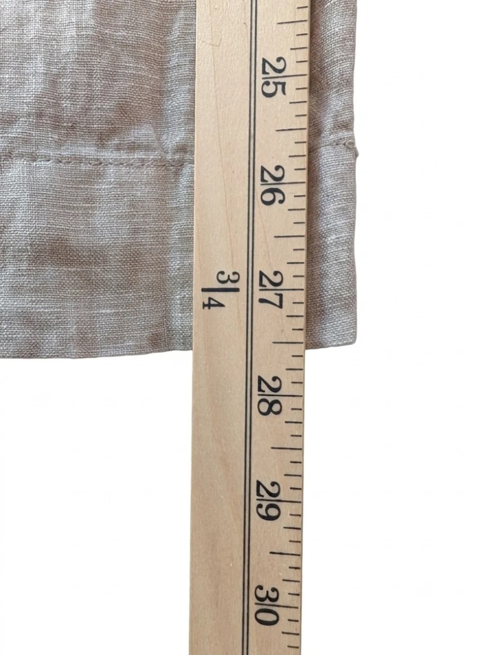 Quince 100% Linen Wide Leg Elastic Drawstring Pants Beige/Natural Flax Sz L